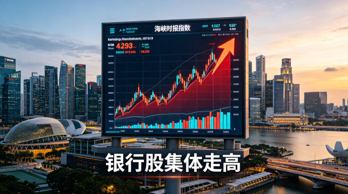 新加坡股市早盘银行股集体走高